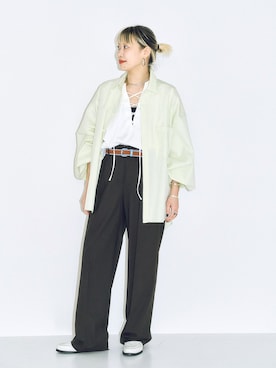 「MAISON BOINET（メゾンボワネ）のアイテム」を使った、SAIRAIJIさん（レディース・168cm）の冬コーディネート