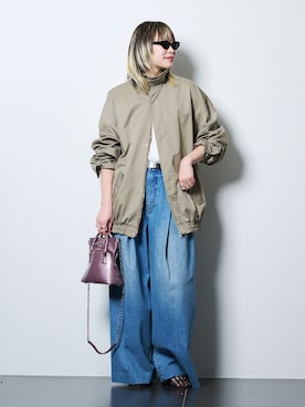 「TANAKA（タナカ）のアイテム」を使った、SAIRAIJIさん（レディース・168cm）の春コーディネート