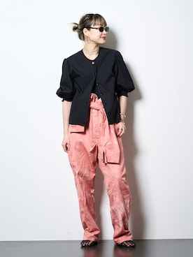 「Mollini（モリーニ）のアイテム」を使った、SAIRAIJIさん（レディース・168cm）の春コーディネート