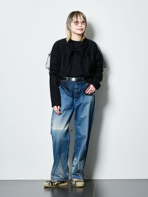 CITYSHOP（シティショップ） tシャツ 「THE MOOD」チュール ロングT