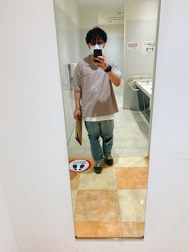 「KGFR（カガフリ）のアイテム」を使った、m4Kiさん（メンズ・168cm）の秋コーディネート