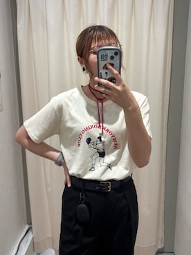 「Wrangler（ラングラー）のアイテム」を使った、タカハシさん（レディース・163cm）の冬コーディネート