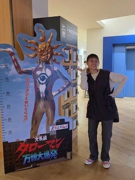 「Wrangler（ラングラー）のアイテム」を使った、タカハシさん（レディース・163cm）の冬コーディネート