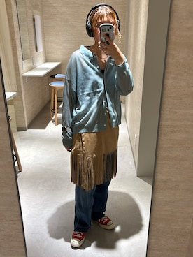 「B.C STOCK（ベーセーストック）のアイテム」を使った、タカハシさん（レディース・163cm）の冬コーディネート