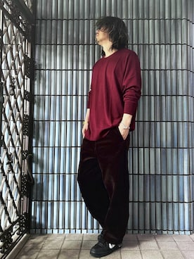 「CASIO(カシオ)のアイテム」を使った、KEITA(ΦωΦ)さん(メンズ・182cm)の冬コーディネート