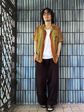 「GILDAN（ギルダン）のアイテム」を使った、KEITA(ΦωΦ)さん（メンズ・182cm）の夏コーディネート