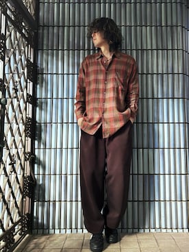 「アイテム（スウェットパンツ）」を使った、KEITA(ΦωΦ)さん（メンズ・182cm）の秋コーディネート