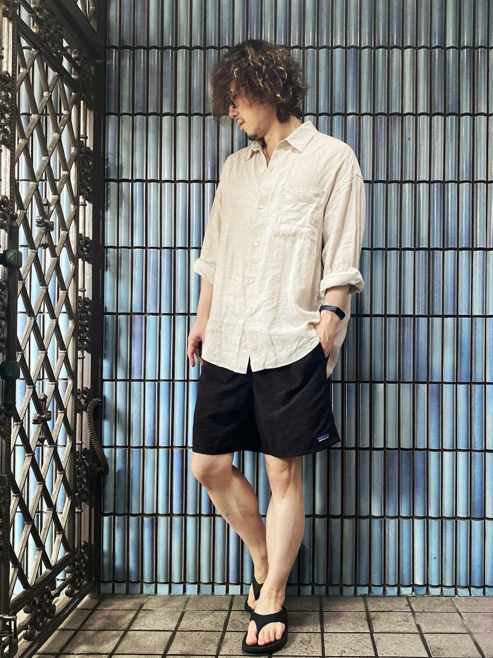 KEITA(ΦωΦ)さんの「WEB限定 Patagonia/パタゴニア メンズ・バギーズ・ロング 7インチ（patagonia）」を使ったコーディネートの1枚目の写真