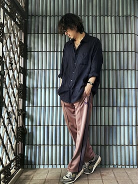 「HERMES（エルメス）のアイテム」を使った、KEITA(ΦωΦ)さん（メンズ・182cm）の秋コーディネート