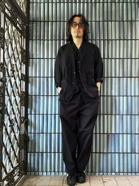 「HERMES（エルメス）のアイテム」を使った、KEITA(ΦωΦ)さん（メンズ・182cm）の春コーディネート