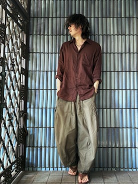 「Zoff（ゾフ）のアイテム」を使った、KEITA(ΦωΦ)さん（メンズ・182cm）の夏コーディネート
