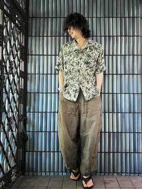 「Zoff（ゾフ）のアイテム」を使った、KEITA(ΦωΦ)さん（メンズ・182cm）の夏コーディネート