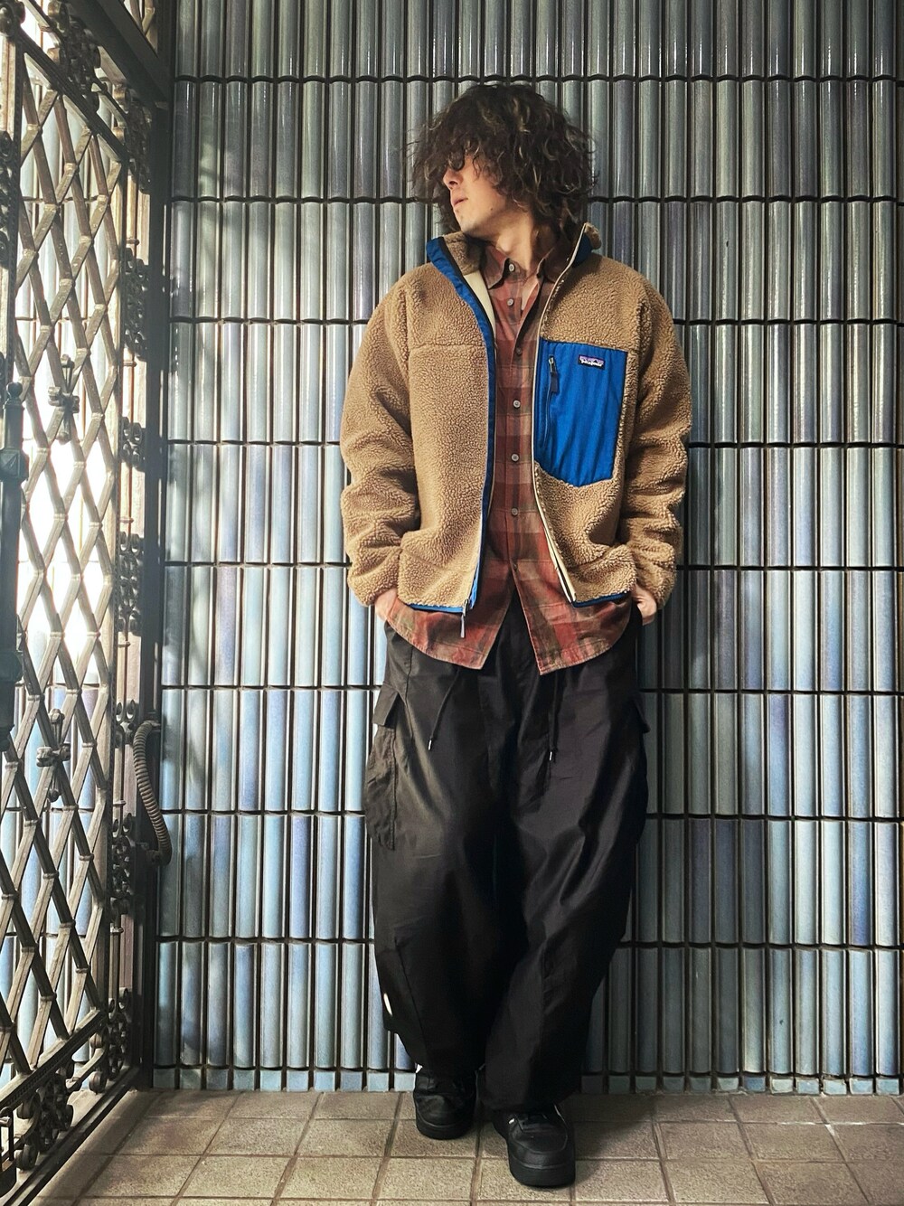 keita！   スラックス  パタゴニアフリースセット KEITA(ΦωΦ)｜patagoniaのブルゾンを使ったコーディネート - WEAR