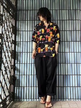 「アイテム（その他）」を使った、KEITA(ΦωΦ)さん（メンズ・182cm）の夏コーディネート