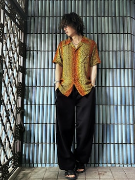 「HERMES（エルメス）のアイテム」を使った、KEITA(ΦωΦ)さん（メンズ・182cm）の夏コーディネート
