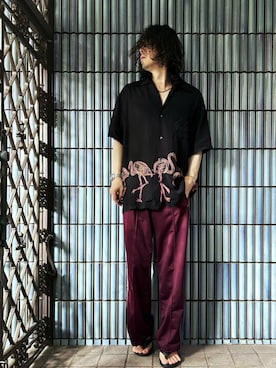 「アイテム（サンダル）」を使った、KEITA(ΦωΦ)さん（メンズ・182cm）の秋コーディネート