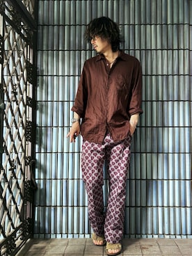 「アイテム（ブレスレット）」を使った、KEITA(ΦωΦ)さん（メンズ・182cm）の夏コーディネート