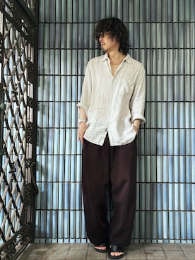 「Zoff（ゾフ）のアイテム」を使った、KEITA(ΦωΦ)さん（メンズ・182cm）の夏コーディネート