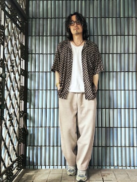 「HERMES（エルメス）のアイテム」を使った、KEITA(ΦωΦ)さん（メンズ・182cm）の春コーディネート