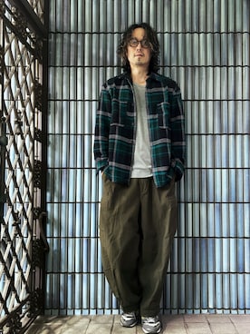 「Zoff（ゾフ）のアイテム」を使った、KEITA(ΦωΦ)さん（メンズ・182cm）の冬コーディネート