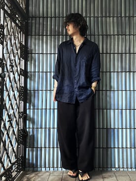「アイテム（スウェットパンツ）」を使った、KEITA(ΦωΦ)さん（メンズ・182cm）の秋コーディネート