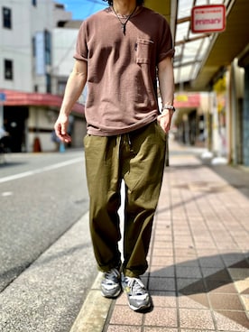 「johnbull」｜「アイテム（アクセサリー）」を使った、KEITA(ΦωΦ)さん（メンズ・182cm）の夏コーディネート