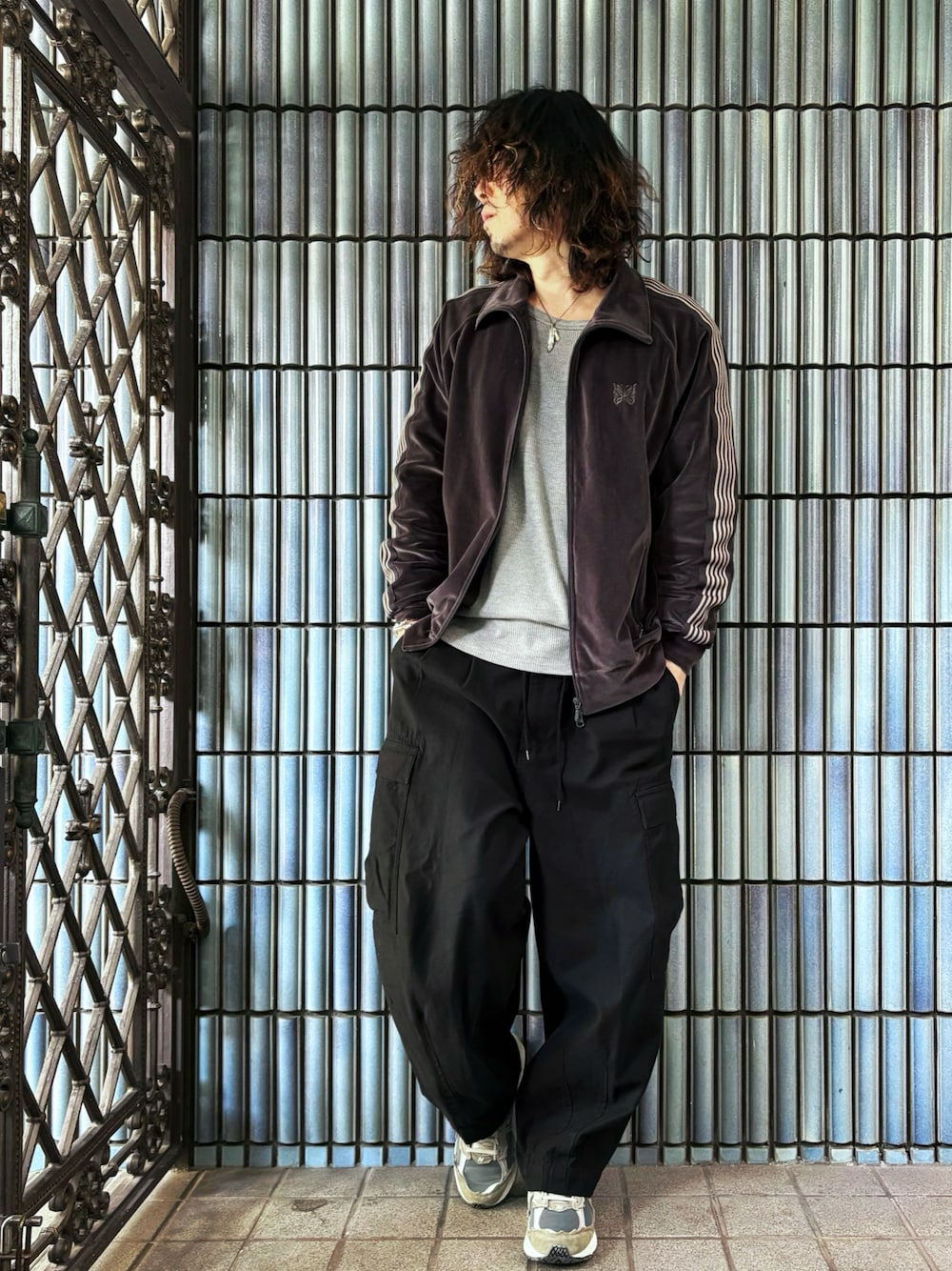 Needles グレージャケット S Needles グレージャケット S トラックジャケット S ブラック