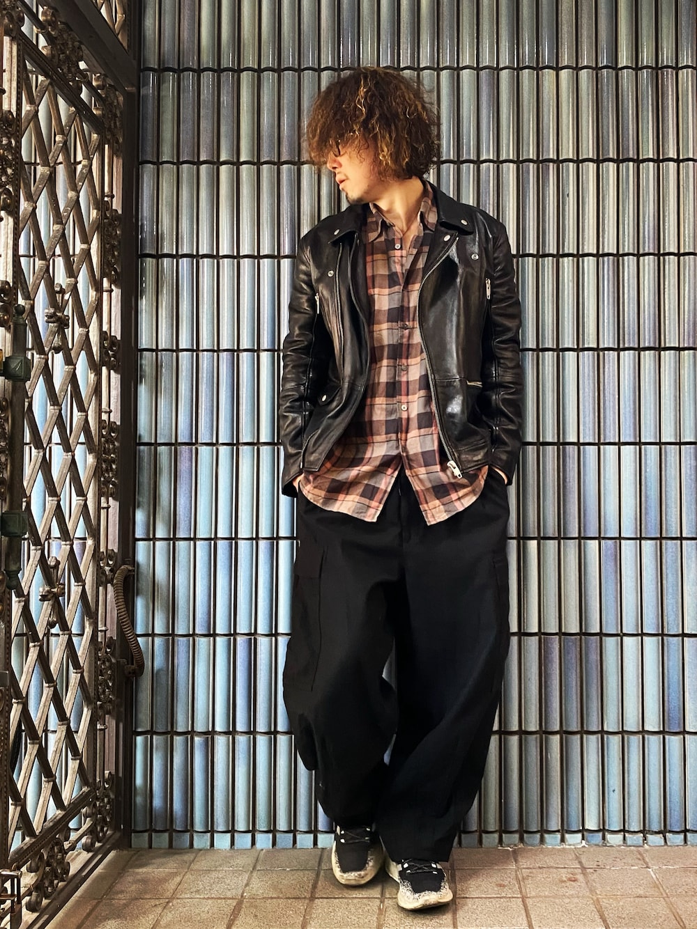 KEITA(ΦωΦ)｜ZARAのライダースジャケットを使ったコーディネート