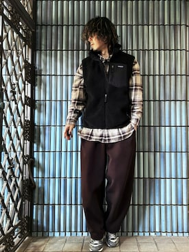 「アイテム（その他アウター）」を使った、KEITA(ΦωΦ)さん（メンズ・182cm）の冬コーディネート