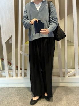 「アイテム（パンツ）」を使った、yuiさん（レディース・160cm）の秋コーディネート