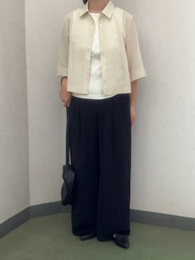 「アイテム（タンクトップ）」を使った、yuiさん（レディース・160cm）の夏コーディネート