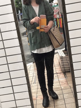 「Balancoire（ブランコアール）のアイテム」を使った、yuiさん（レディース・160cm）の秋コーディネート