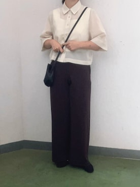 「アイテム（タンクトップ）」を使った、yuiさん（レディース・160cm）の夏コーディネート