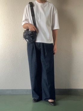 「アイテム（ボディバッグ/ウエストポーチ）」を使った、yuiさん（レディース・160cm）の夏コーディネート