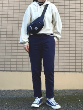 「KAKSI（カクシ）のアイテム」を使った、yuiさん（レディース・160cm）の秋コーディネート