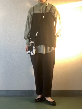 「YEVS（イーブス）のアイテム」を使った、yuiさん（レディース・160cm）の冬コーディネート