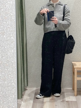 「earth music&ecology（アースミュージックアンドエコロジー）のアイテム」を使った、yuiさん（レディース・160cm）の冬コーディネート