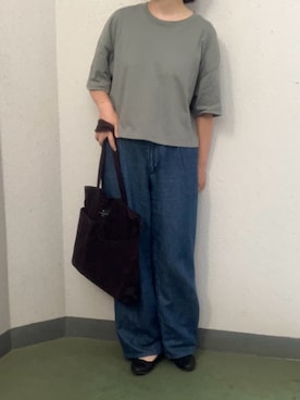 「H&M（エイチ・アンド・エム）のアイテム（トップス）」を使った、yuiさん（レディース・160cm）の夏コーディネート