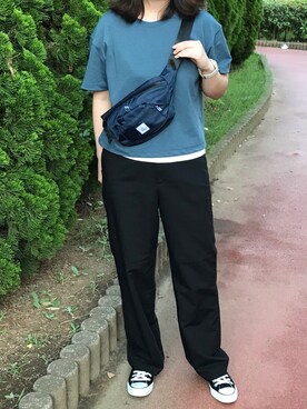 「KAKSI（カクシ）のアイテム」を使った、yuiさん（レディース・160cm）の夏コーディネート