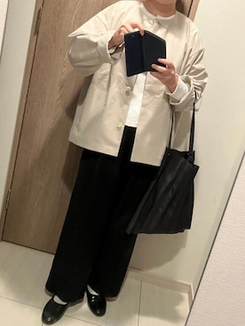 「アイテム（その他アウター）」を使った、yuiさん（レディース・160cm）の秋コーディネート