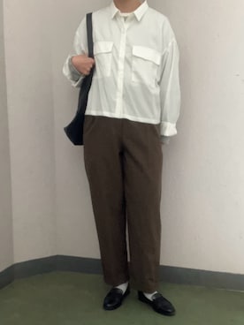 「PLST（プラステ）のアイテム」を使った、yuiさん（レディース・160cm）の春コーディネート