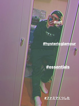 「HYSTERIC GLAMOUR（ヒステリックグラマー）のアイテム」を使った、ゆらゆらさん（メンズ・172cm）の冬コーディネート
