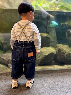 「アイテム（サスペンダー）」を使った、じょんちゃん。さん（レディース・174cm）の冬コーディネート