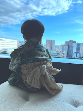 「アイテム（浴衣）」を使った、じょんちゃん。さん（レディース・174cm）の冬コーディネート