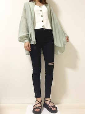 みさん（レディース・160cm）の夏コーディネート