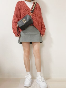 「台形スカート」｜みさん（レディース・160cm）の秋コーディネート