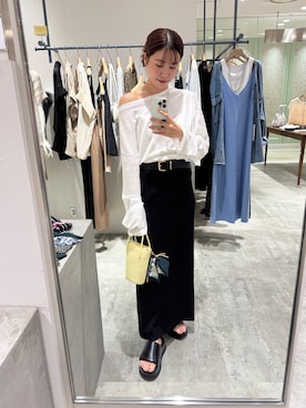 「SHENERY（シーナリー）のアイテム」を使った、GOTO_156cmさん（レディース・156cm）の夏コーディネート
