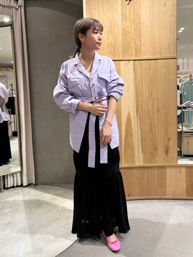 「SHENERY」｜「アイテム（その他アウター）」を使った、GOTO_156cmさん（レディース・156cm）の春コーディネート