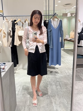 「SHENERY（シーナリー）のアイテム」を使った、GOTO_156cmさん（レディース・156cm）の夏コーディネート