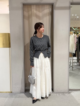 「アイテム（カーディガン/ボレロ）」を使った、GOTO_156cmさん（レディース・156cm）の秋コーディネート